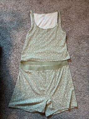 American Eagle Outfitters Sage Green AE Lounge Tank